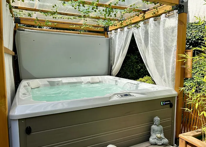 Appartement Cosy En Centre Ville Avec Spa Et Jardin